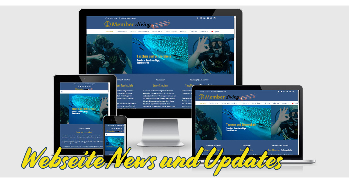 Webseite News und Updates