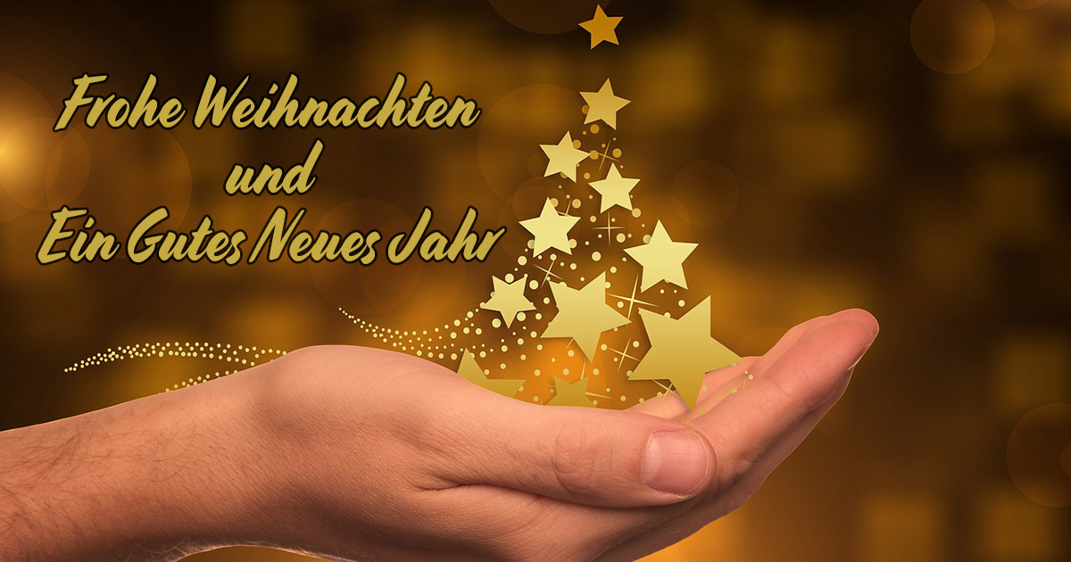 Frohe Weihnachten und ein Gutes Neues Jahr 2019