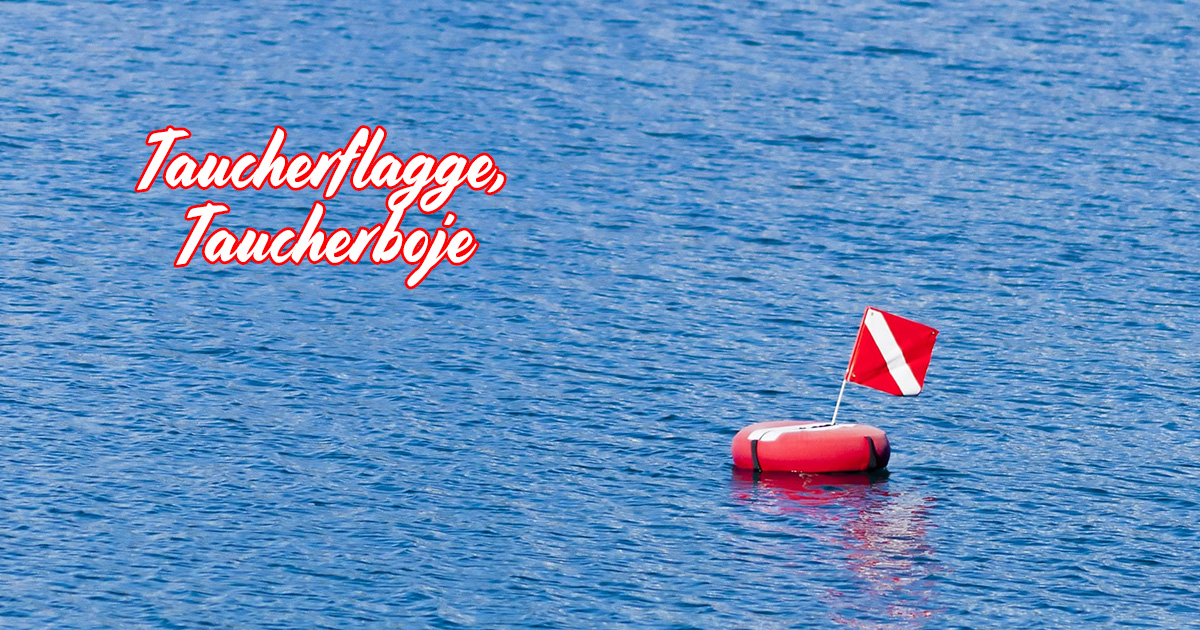 Taucherflagge, Taucherboje, Signalboje