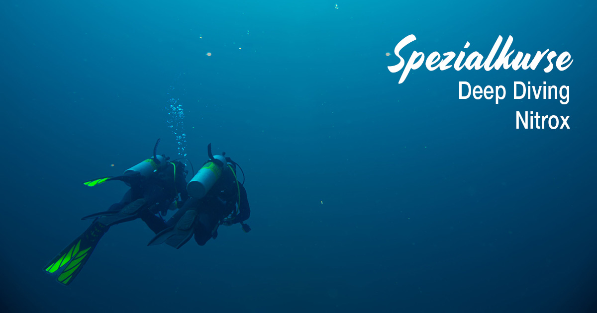 Spezialkurse – Deep Diving und Nitrox
