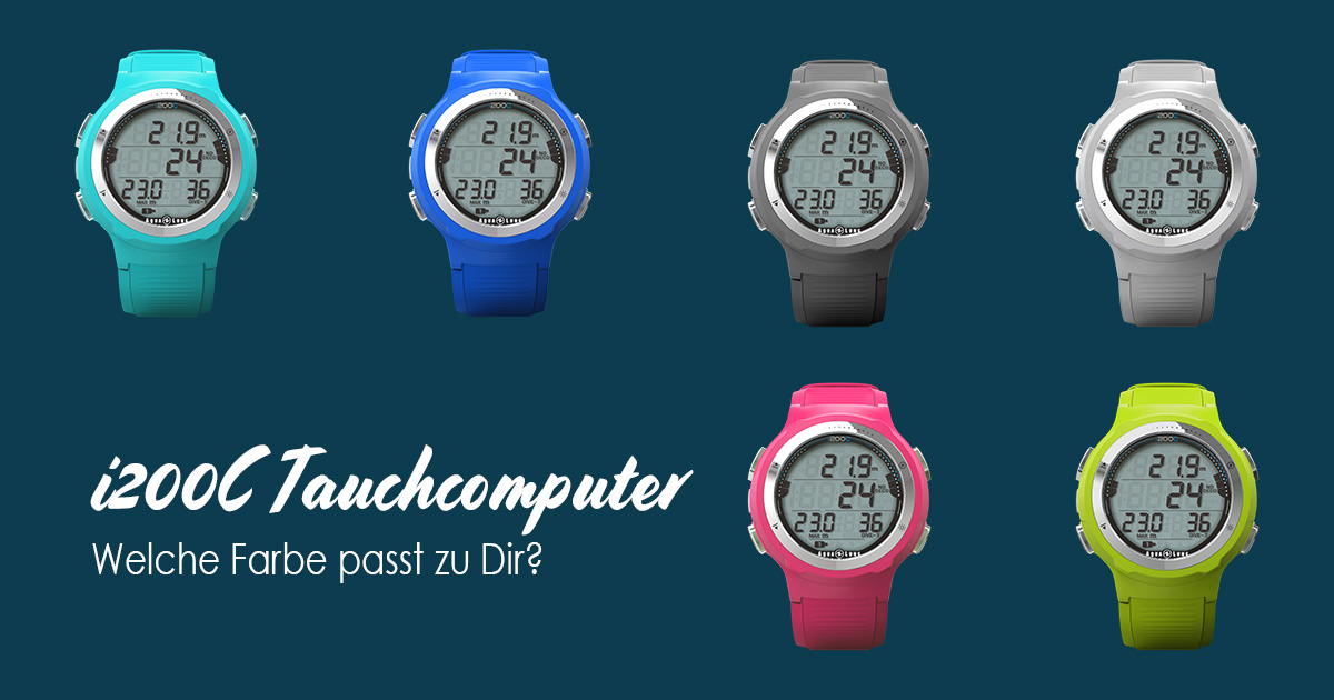 i200C Tauchcomputer – Welche Farbe passt zu Dir?